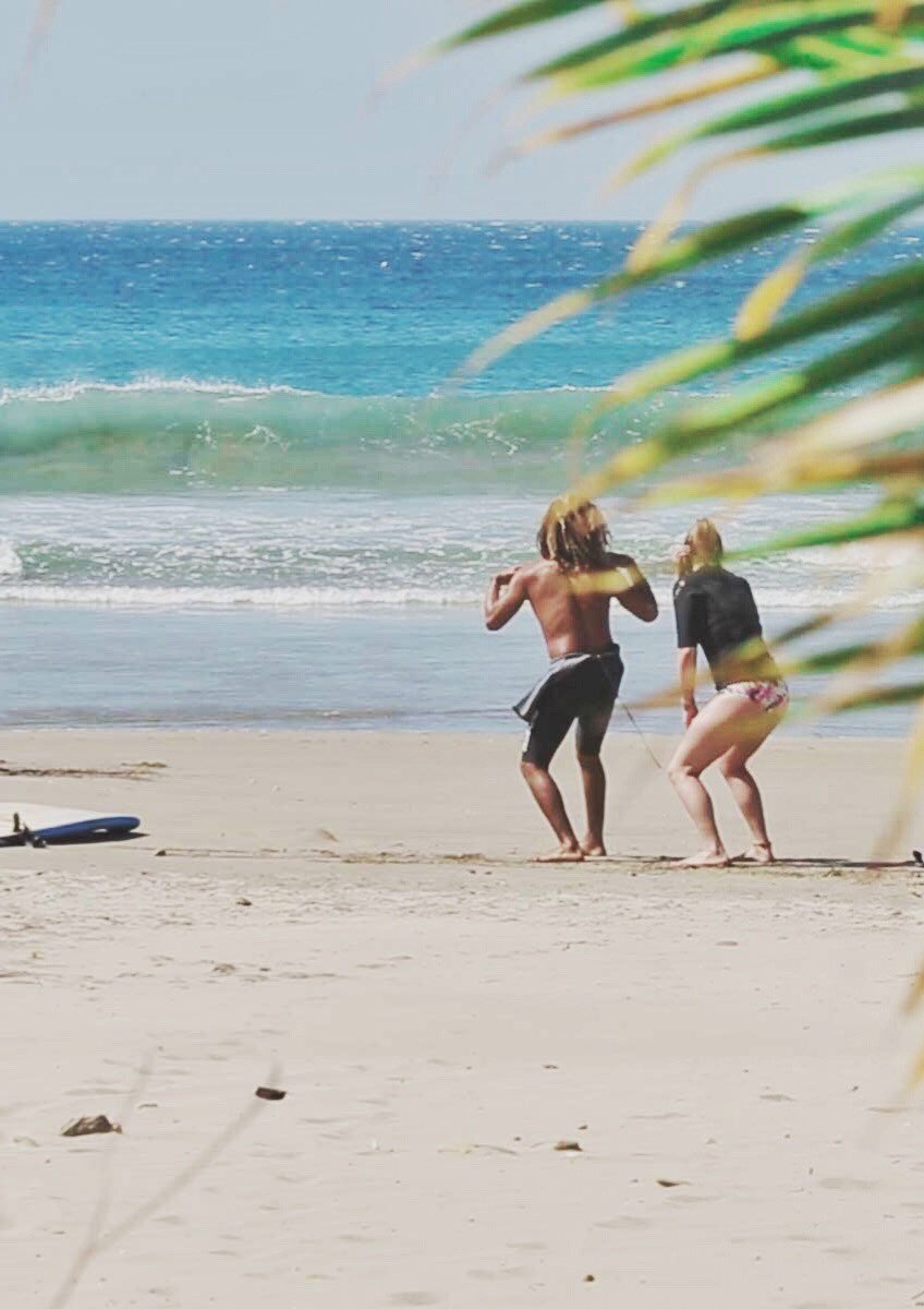 Surf lesson playa Maderas