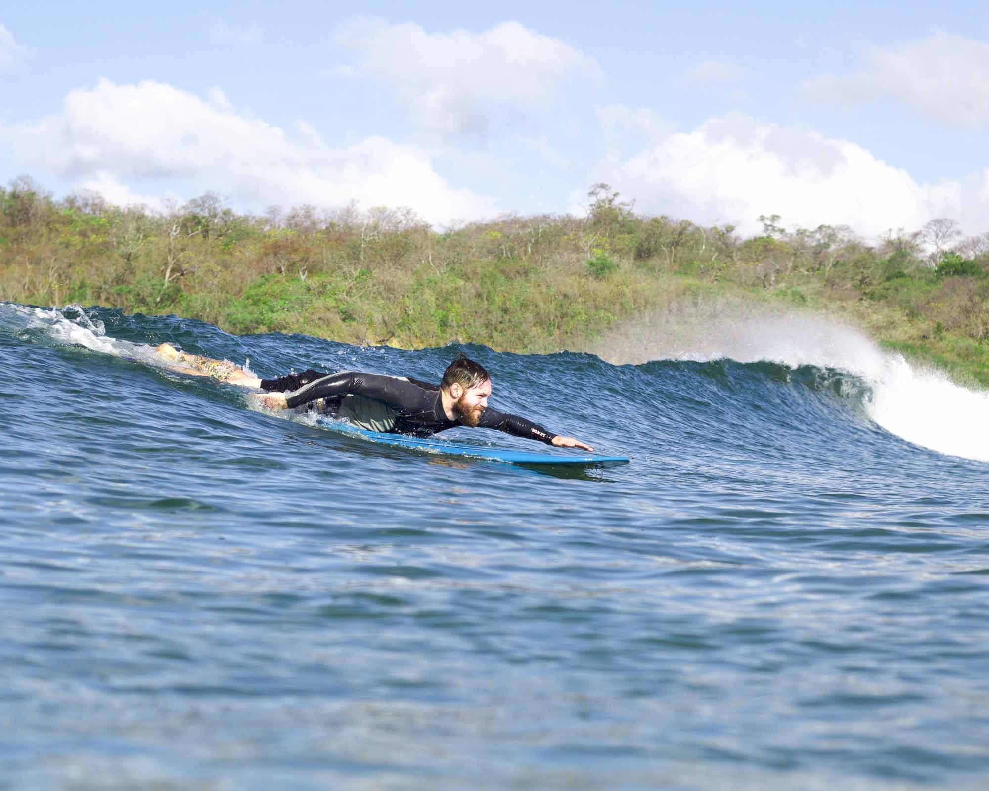 How to catch a wave